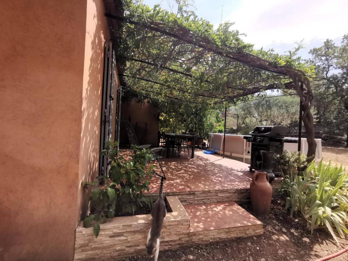 T2 Independant Terrasse Et Piscine Au Calme Var Sud De La France Flassans-sur-Issole エクステリア 写真